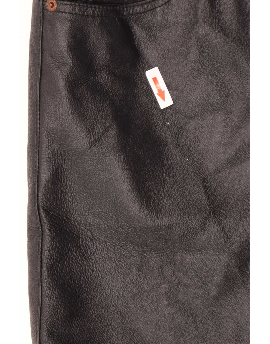 Trench in pelle da donna Phard UK 14 grande nero