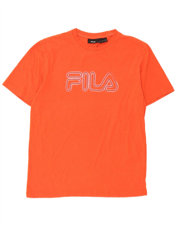 Maglietta grafica da uomo Fila Top Small arancione