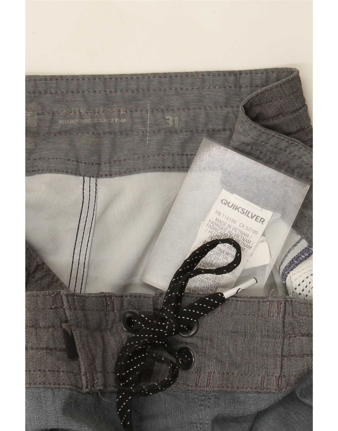 Pantaloncini da bagno da uomo Quiksilver Blu medio in poliestere color block
