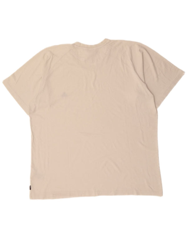 T-shirt da uomo ADIDAS Top 2XL in cotone bianco sporco