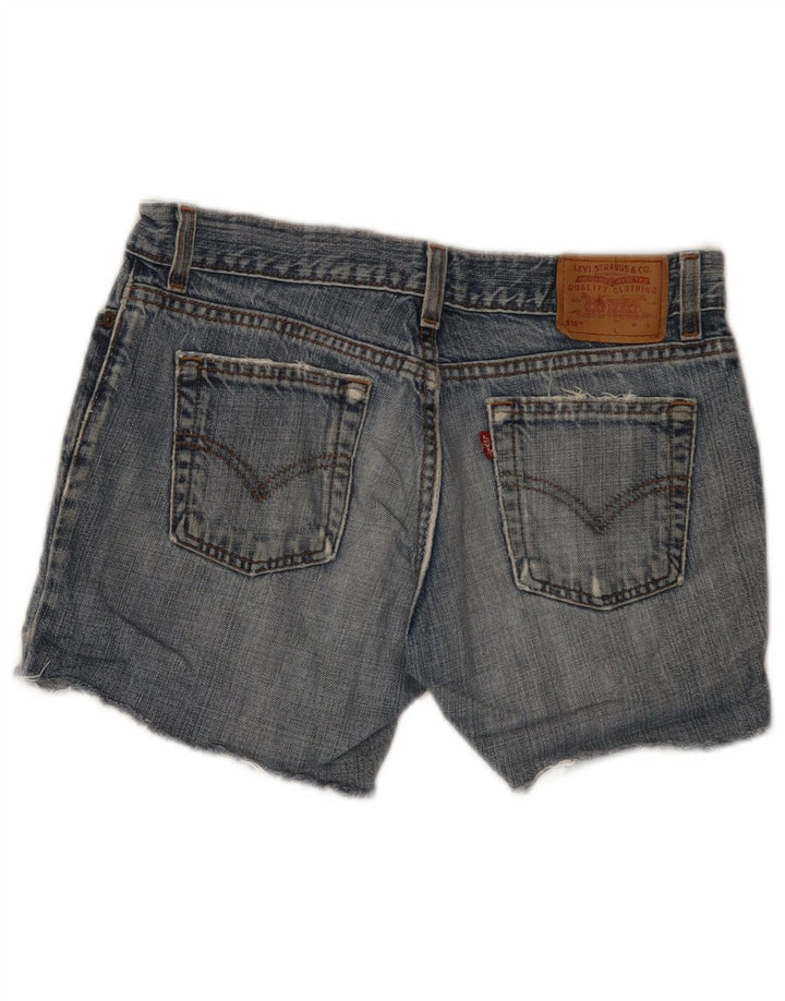 Pantaloncini di jeans Levi's 518 da donna W30 blu medio