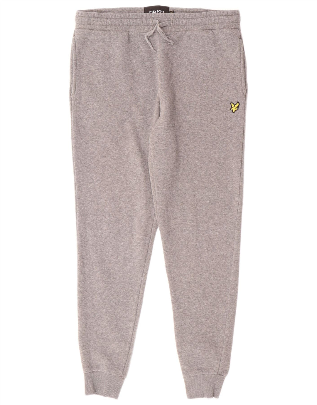 Lyle & Scott Pantaloni da tuta da uomo Joggers Cotone chiazzato grigio medio