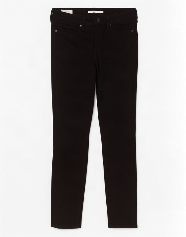 Jeans skinny Levi's 711 da donna W28 L27 cotone nero