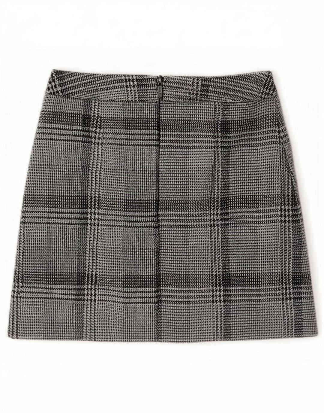 Minigonna da donna Marks & Spencer UK 10 piccola W28 pied de poule blu
