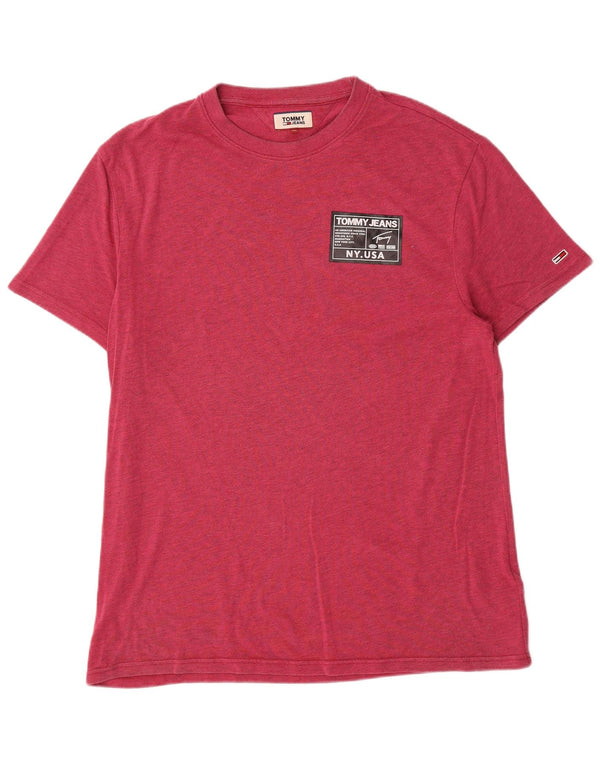 T-shirt da uomo Tommy Hilfiger Top XL in cotone rosso