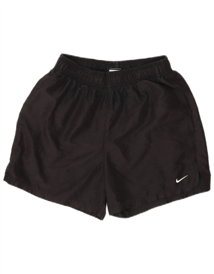 Pantaloncini sportivi Nike da uomo piccoli in poliestere nero