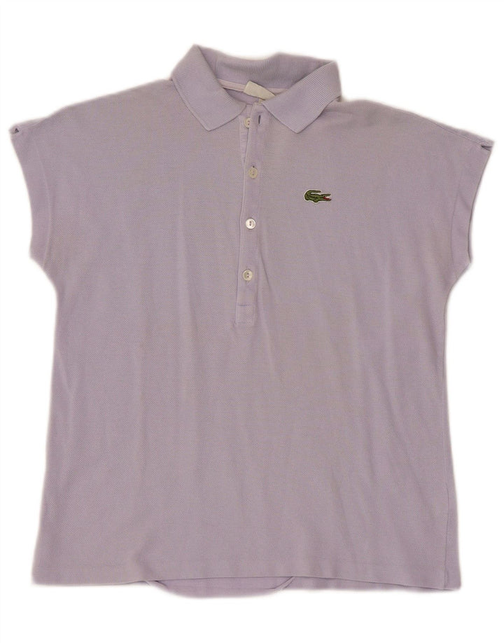 Polo da donna LACOSTE taglia 38 cotone viola medio