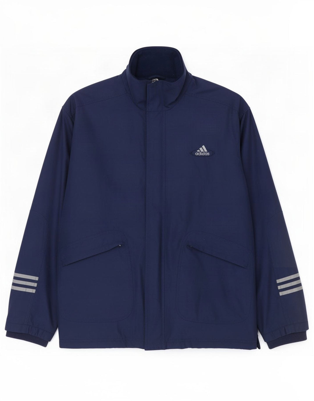 Giacca a vento da uomo Adidas UK 40/42 medio poliestere blu navy