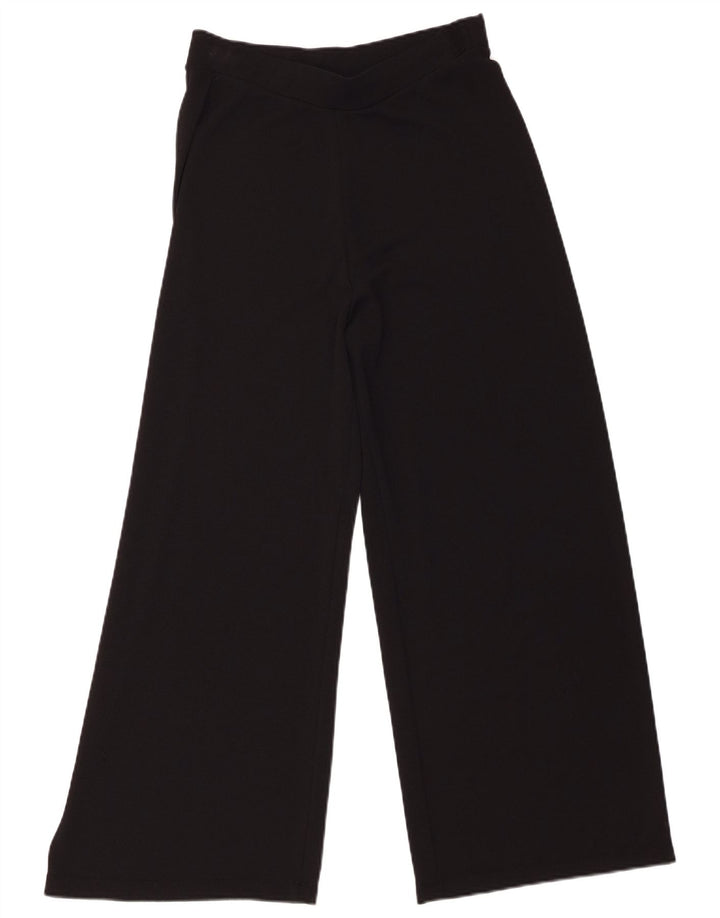 Pantaloni chino a gamba larga da donna Zara medi W28 L29 neri