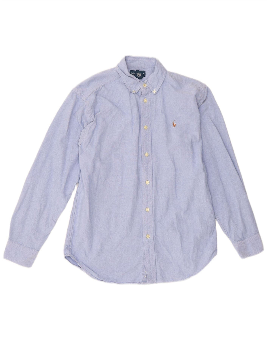 Camicia Ralph Lauren Ragazzo 15-16 Anni Cotone Blu