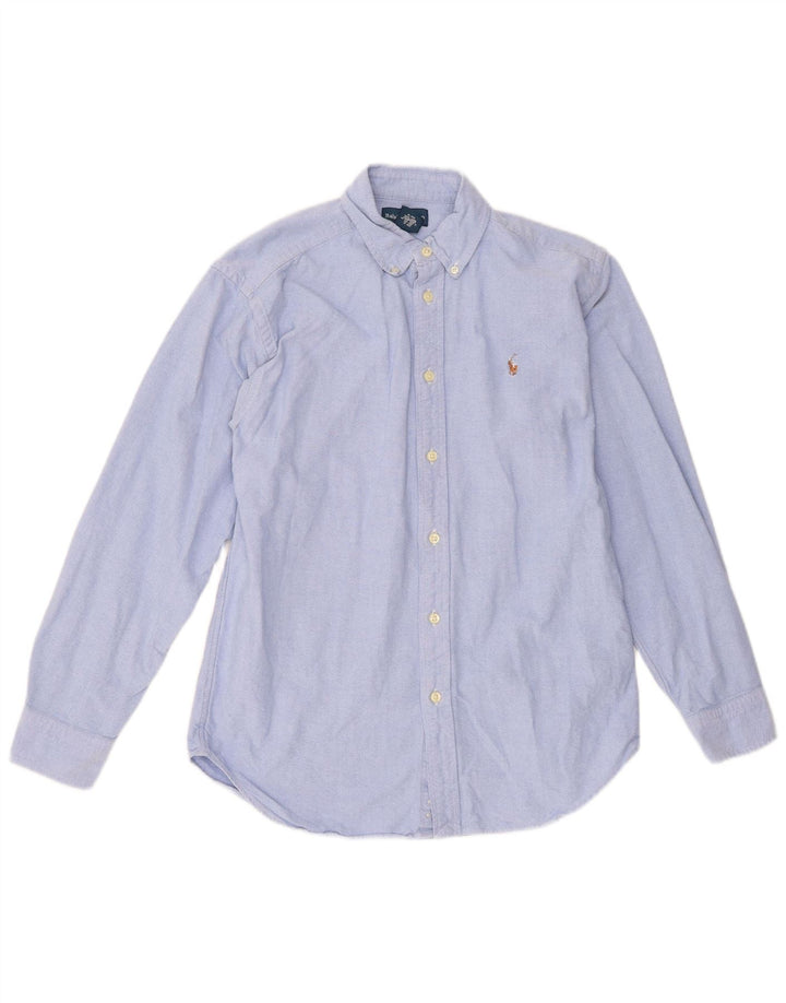 Camicia Ralph Lauren Ragazzo 15-16 Anni Cotone Blu