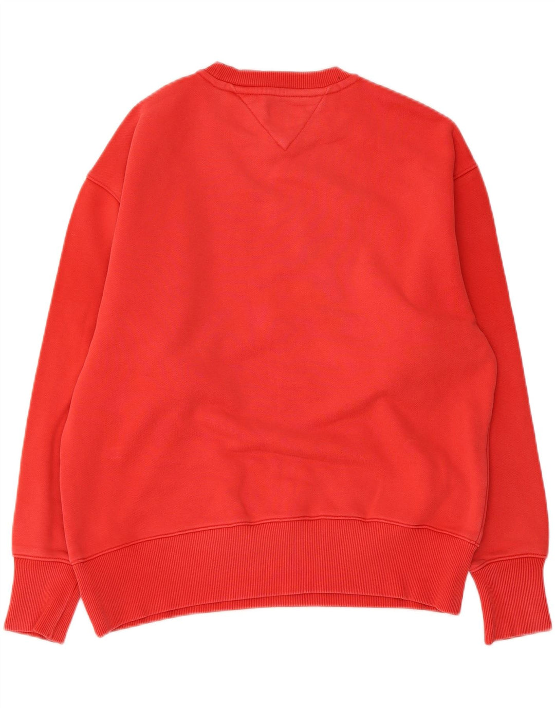 TOMMY HILFIGER Felpa grafica da uomo Maglione piccolo cotone rosso
