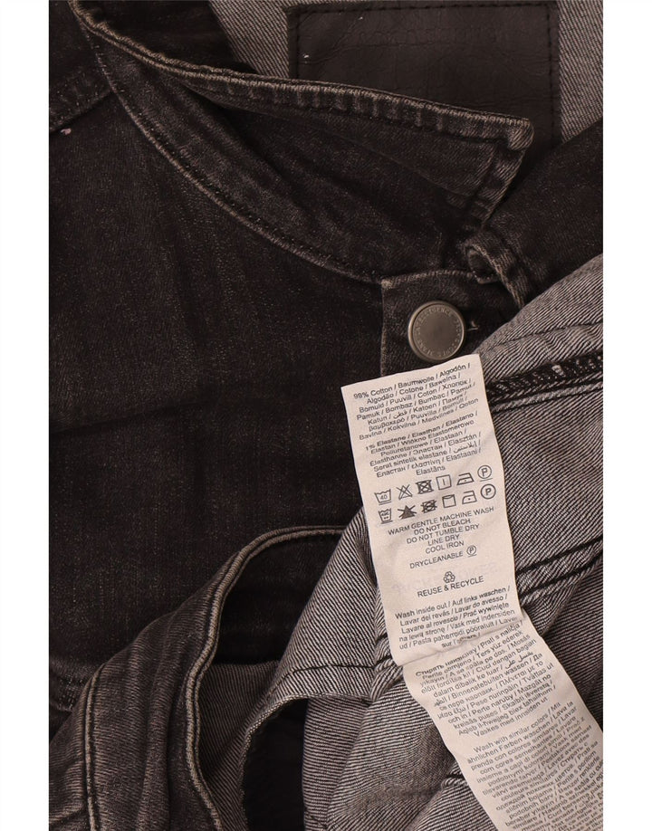 Giacca di jeans da uomo Jack & Jones UK 42 XL Cotone grigio