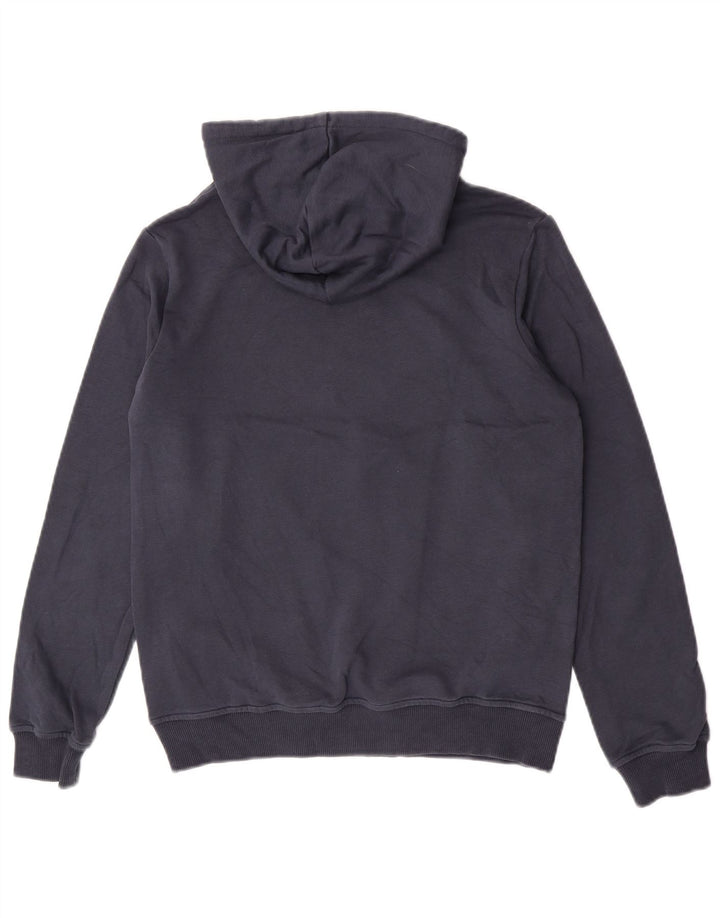 Maglione con cappuccio da uomo K-Way piccolo in cotone blu navy