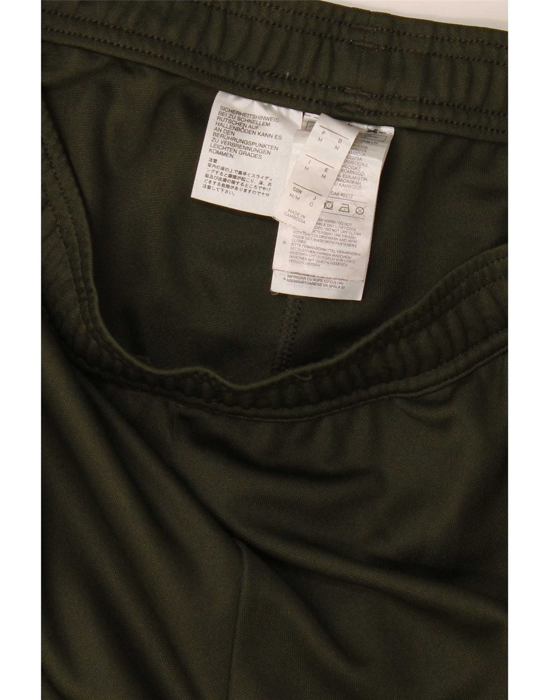 Pantaloni da tuta Adidas Climacool da uomo medio poliestere kaki