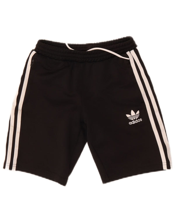 Pantaloncini sportivi Adidas da ragazzo 9-10 anni in poliestere nero