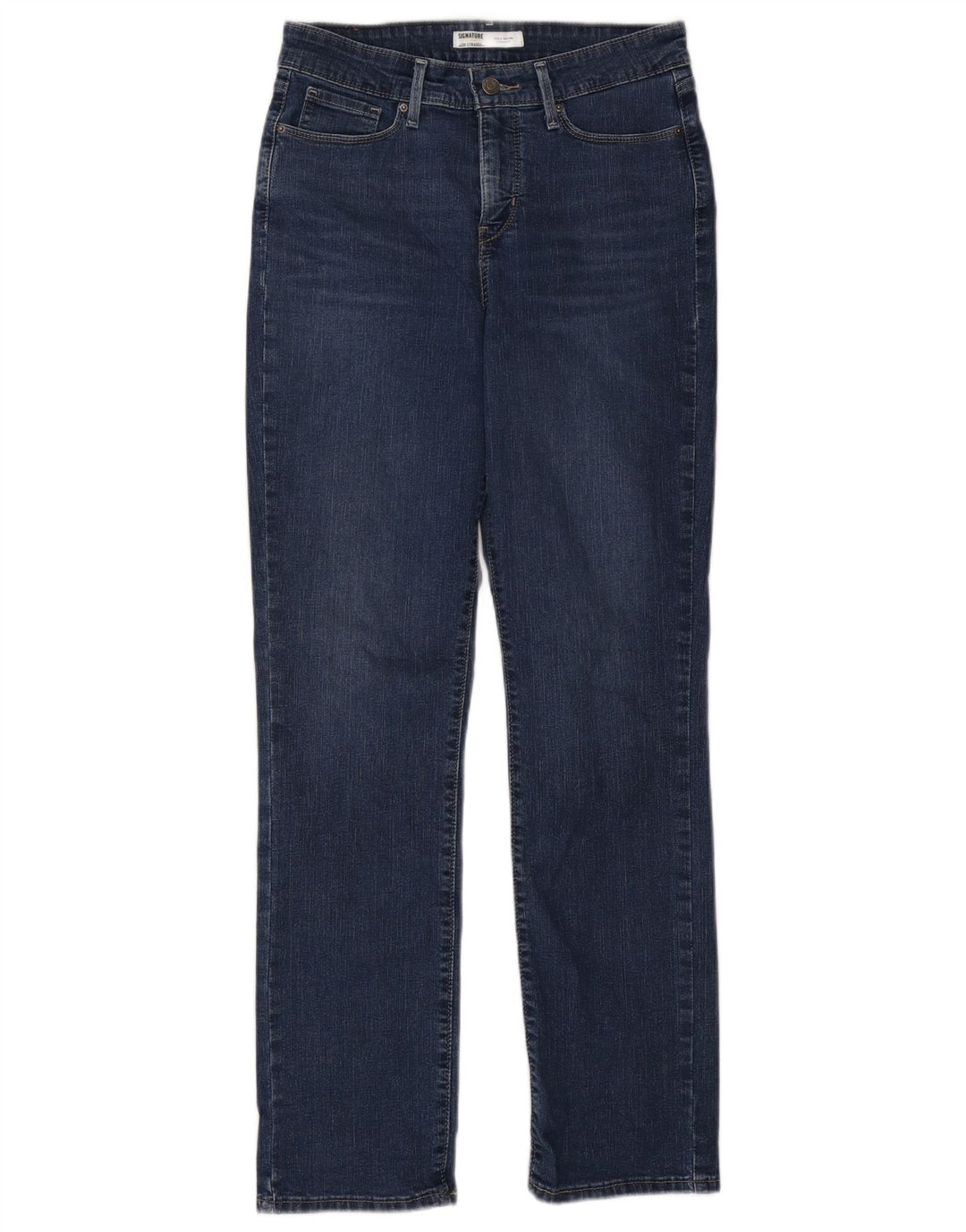 Jeans dritti firmati da donna Levi's US 6 medi W28 L32 Blu navy