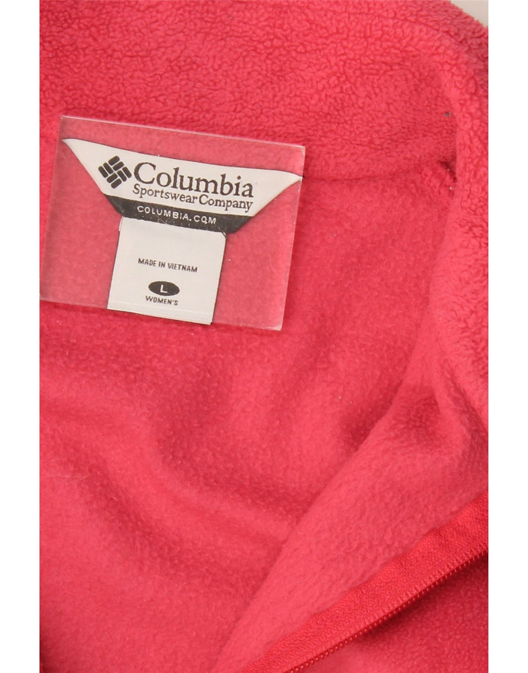 Giacca in pile da donna COLUMBIA UK 16 Large Rosa Poliestere