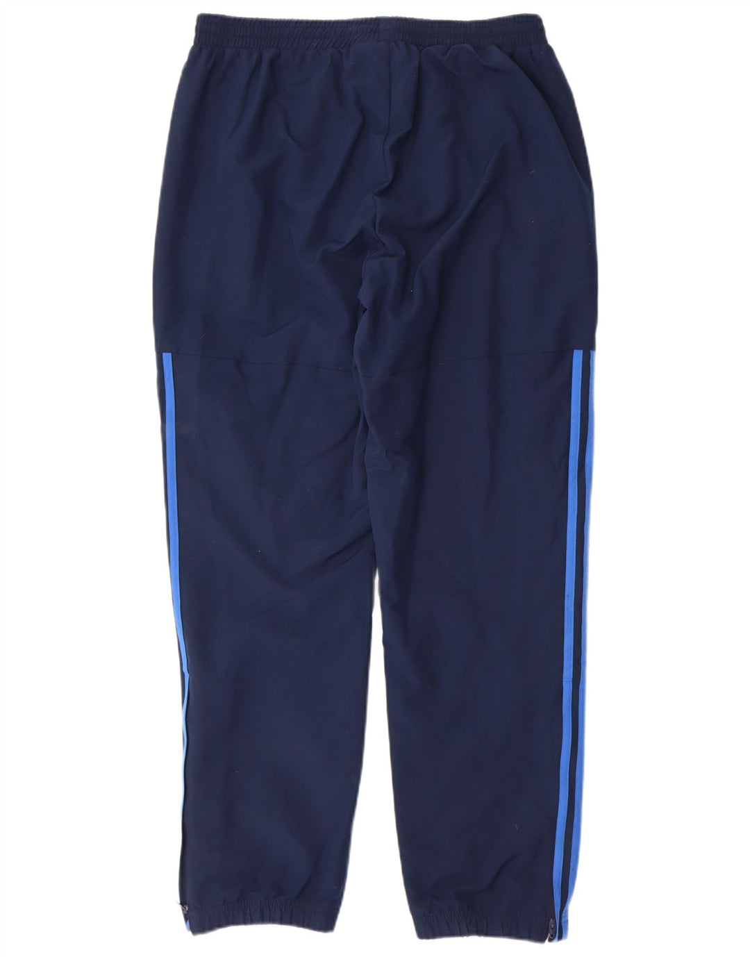 ADIDAS Mens Tracksuit Trousers Large  Navy Blue Polyester