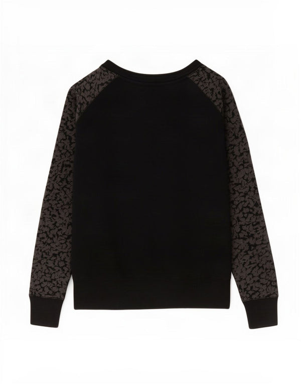 Felpa da donna Puma Jumper UK 12 Medium Black Animal Print