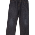 Hugo Boss Mens Straight Jeans W34 L32 Navy Blue Cotton