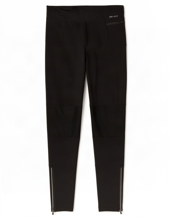 Leggings Nike Dri Fit da donna UK 12 medio nero poliestere