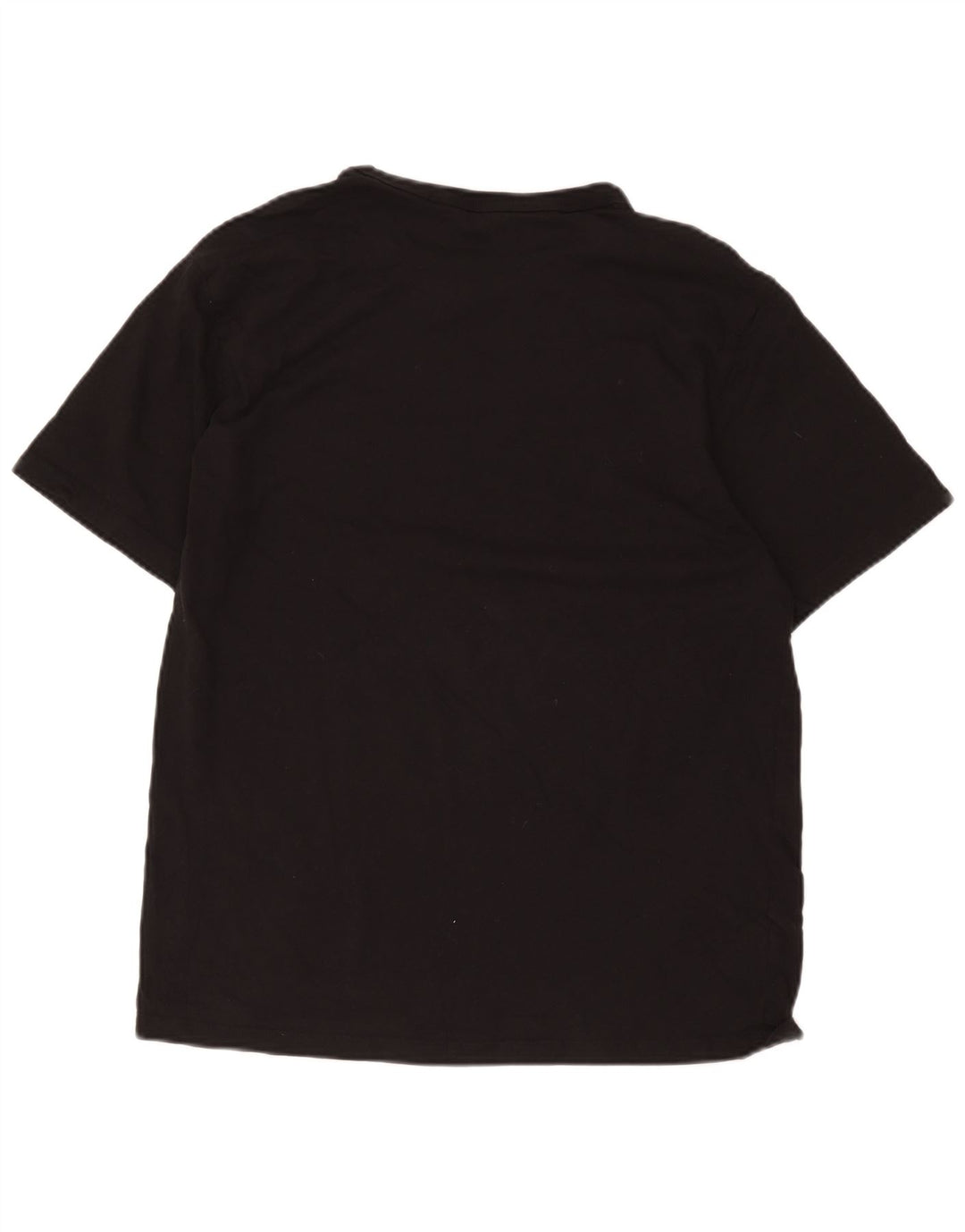 T-shirt grafica da uomo Champion Top grande in cotone nero