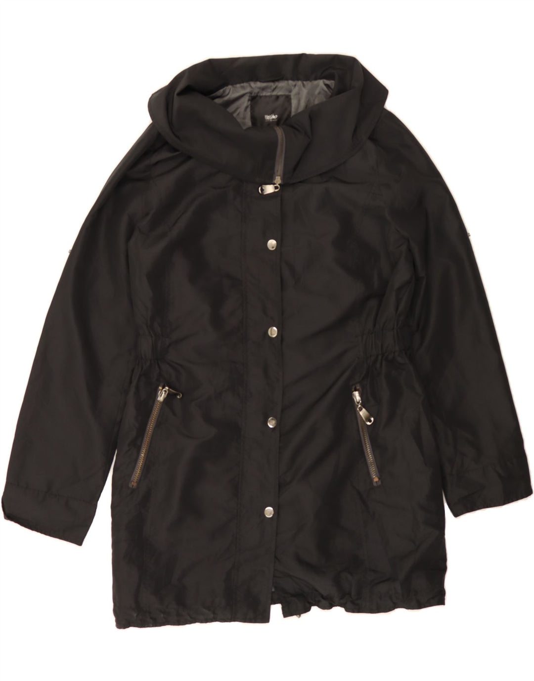 MOSSIMO Womens Raincoat UK 16 Large Black Polyester Vintage Mossimo and Second-Hand Mossimo from Messina Hembry 