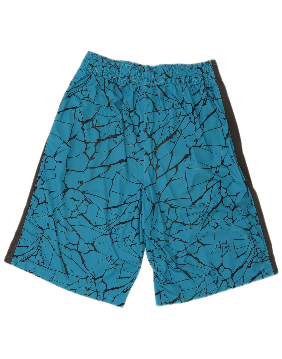 Pantaloncini sportivi Reebok da uomo con motivo astratto XL poliestere blu
