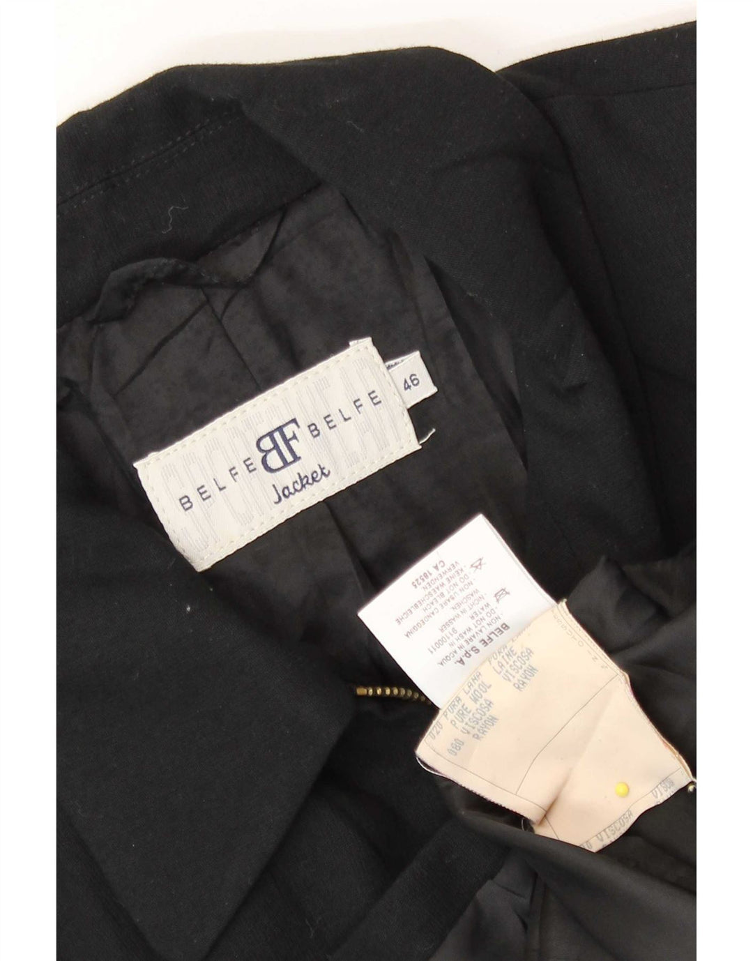 Giubbotto Bomber Donna Belfe & Belfe IT 46 Large Nero Lana