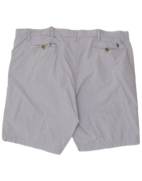 Polo Assn. Pantaloncini chino da uomo W44 2XL Cotone gessato blu
