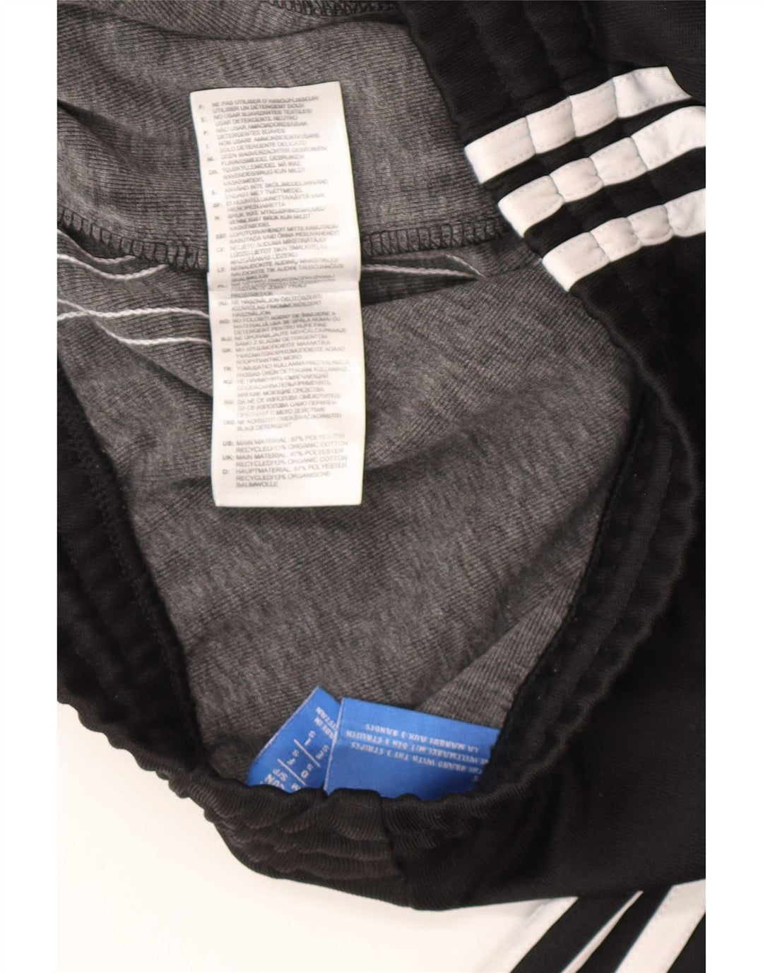 Pantaloni da tuta da uomo Adidas Joggers piccoli in poliestere nero