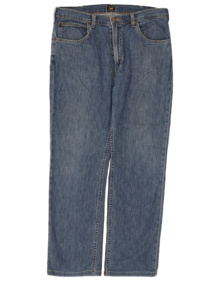 Jeans dritti dritti da uomo Lee Brooklyn W36 L30 cotone blu