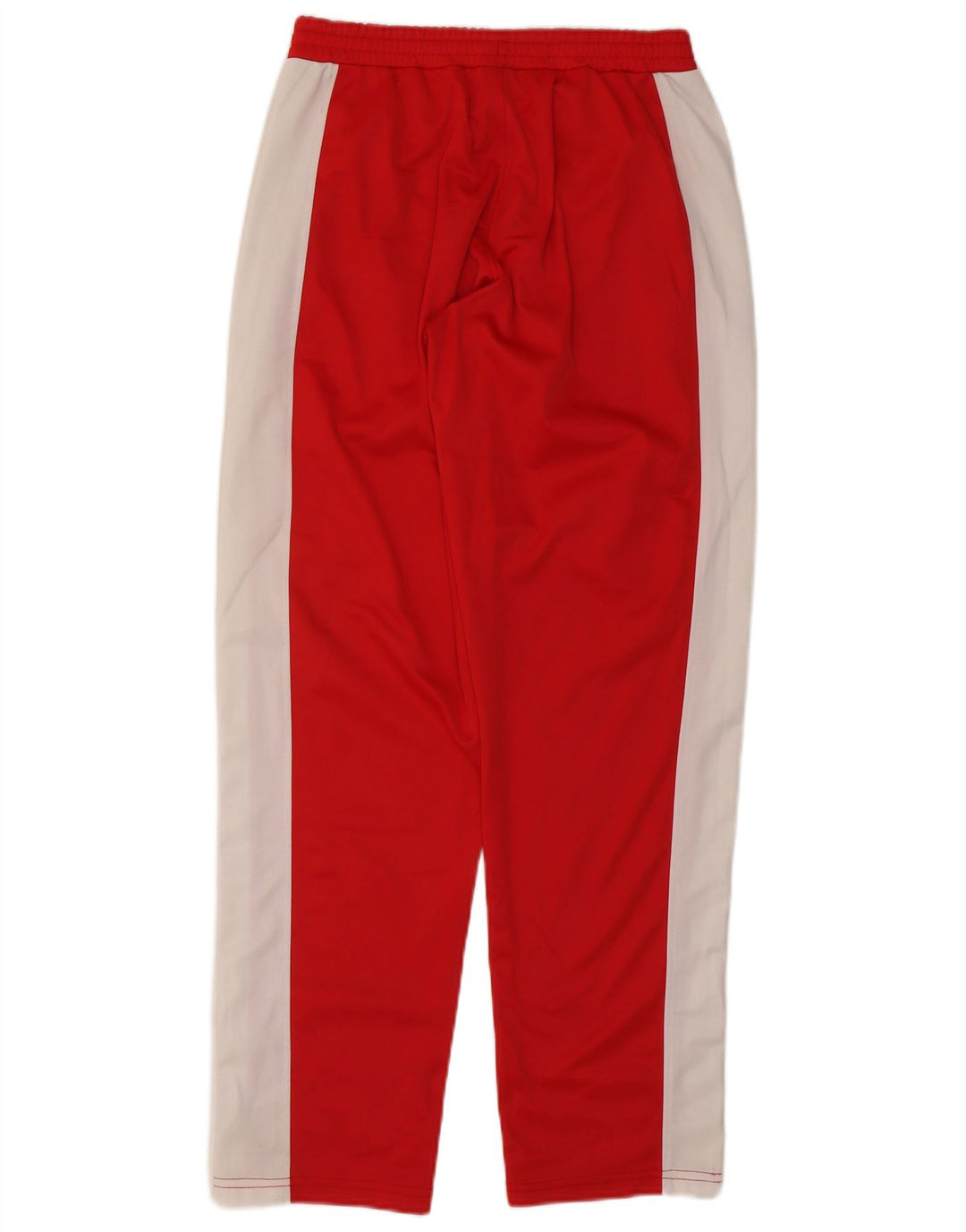 Pantaloni da tuta da uomo Diadora in poliestere color block rosso medio