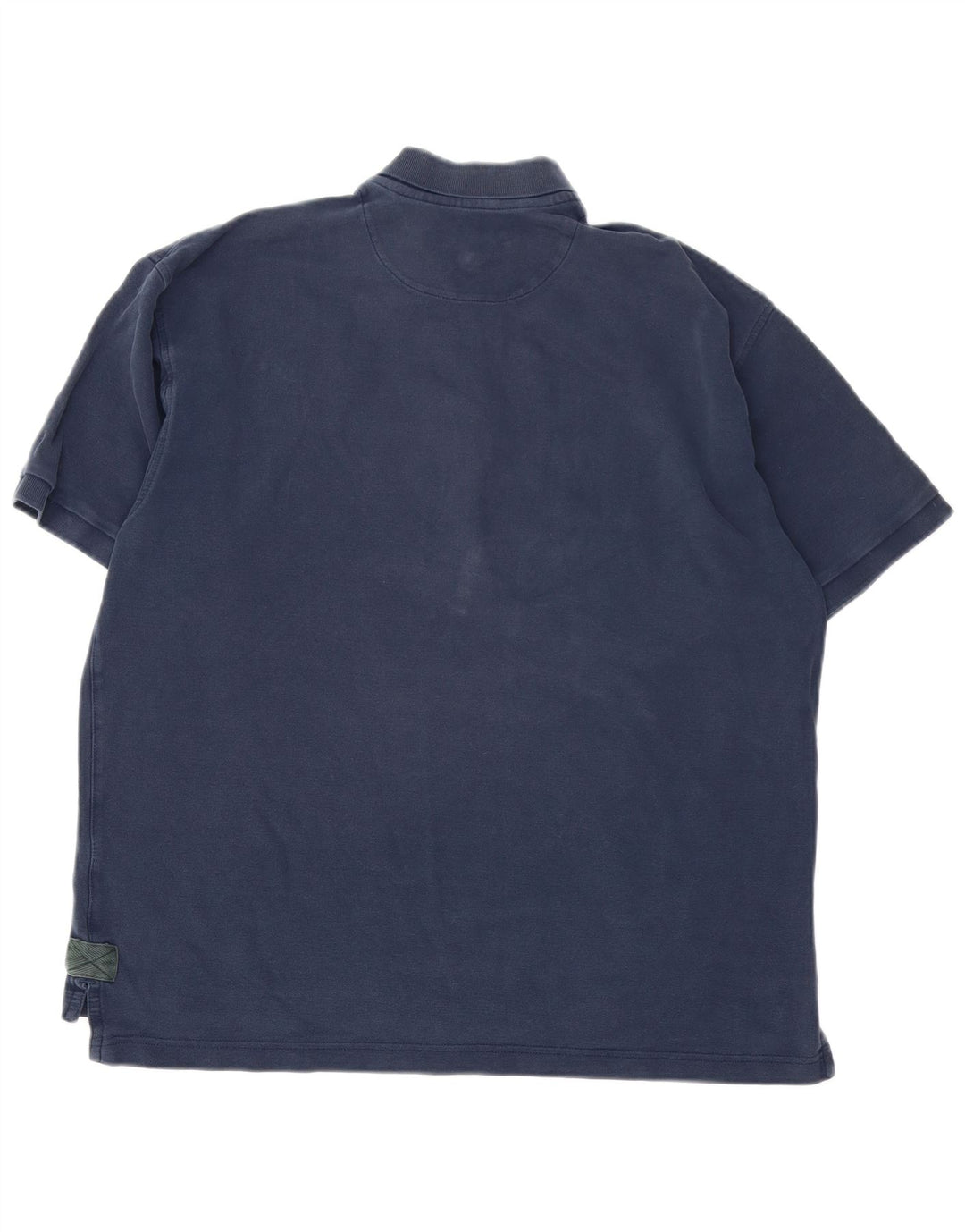 Polo da uomo Orvis grande in cotone blu navy