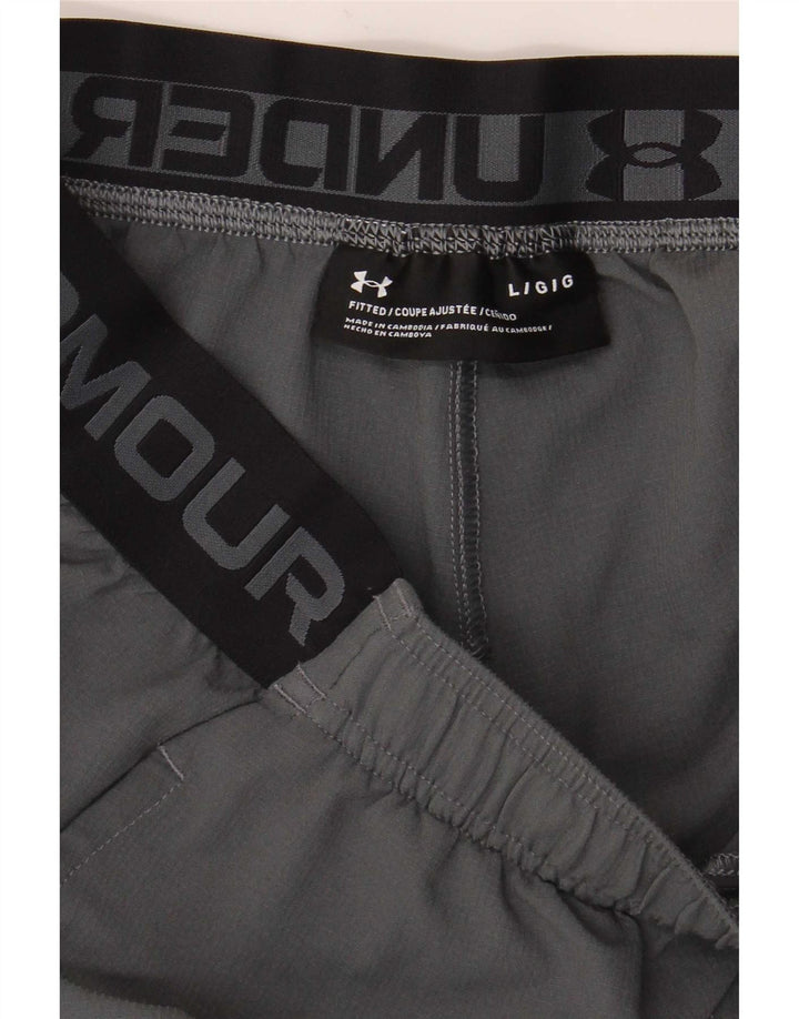 Pantaloncini sportivi grafici da uomo Under Armour Large Grey Colourblock