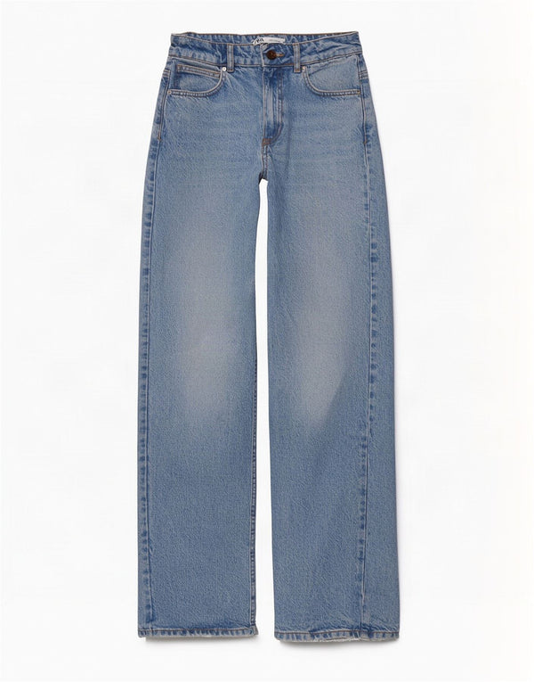 Jeans larghi da donna Zara EU 36 XS W26 L30 Blu