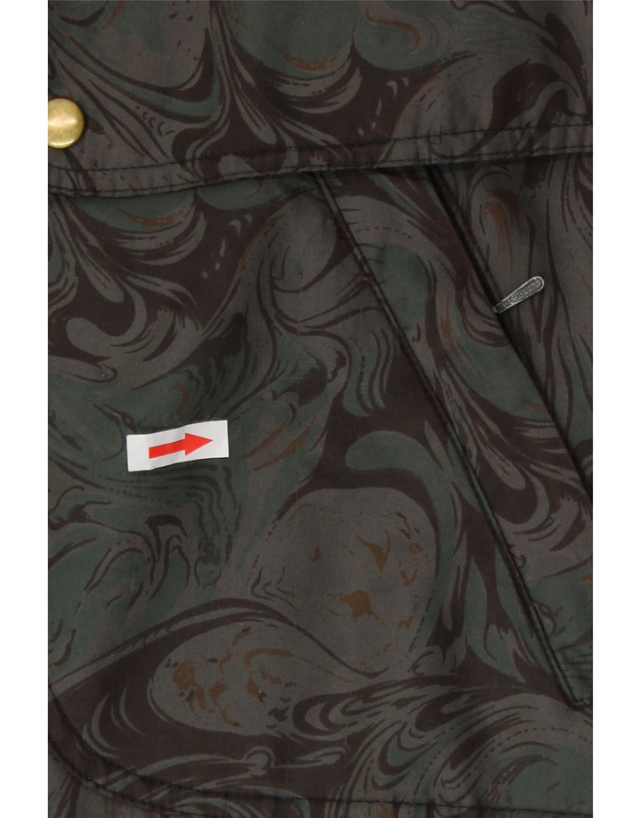 Giacca a vento vintage da donna UK 18 XL multicolore Paisley Retro