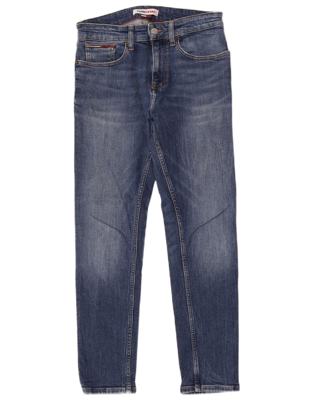 Jeans slim da uomo Tommy Hilfiger W27 L30 cotone blu