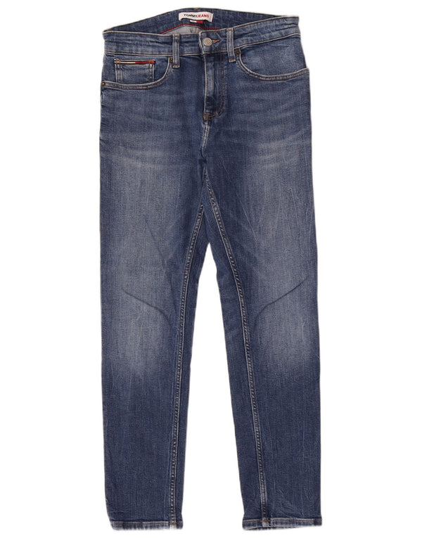 Jeans slim da uomo Tommy Hilfiger W27 L30 cotone blu