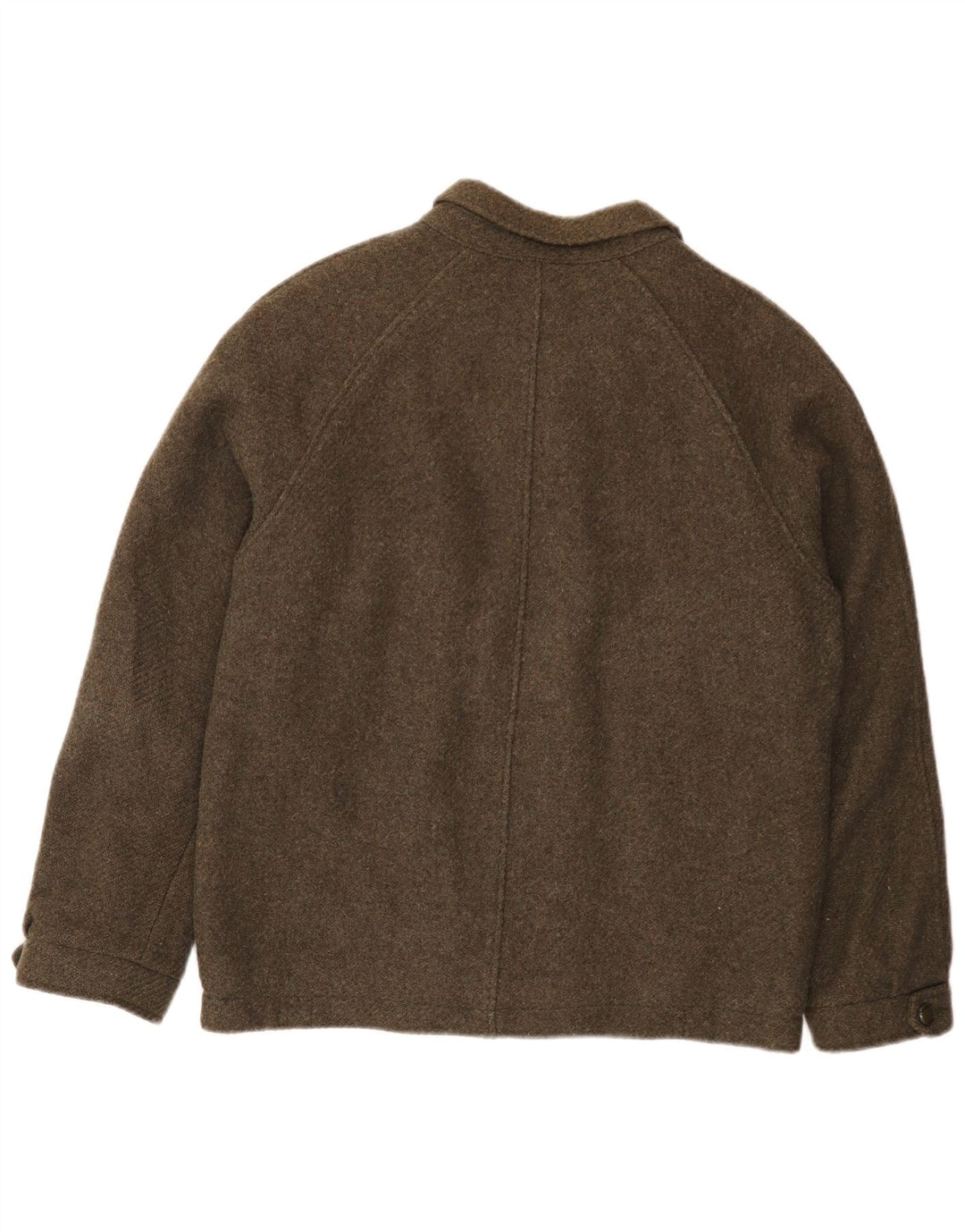 Giacca utility vintage da uomo IT 50 Large in lana kaki