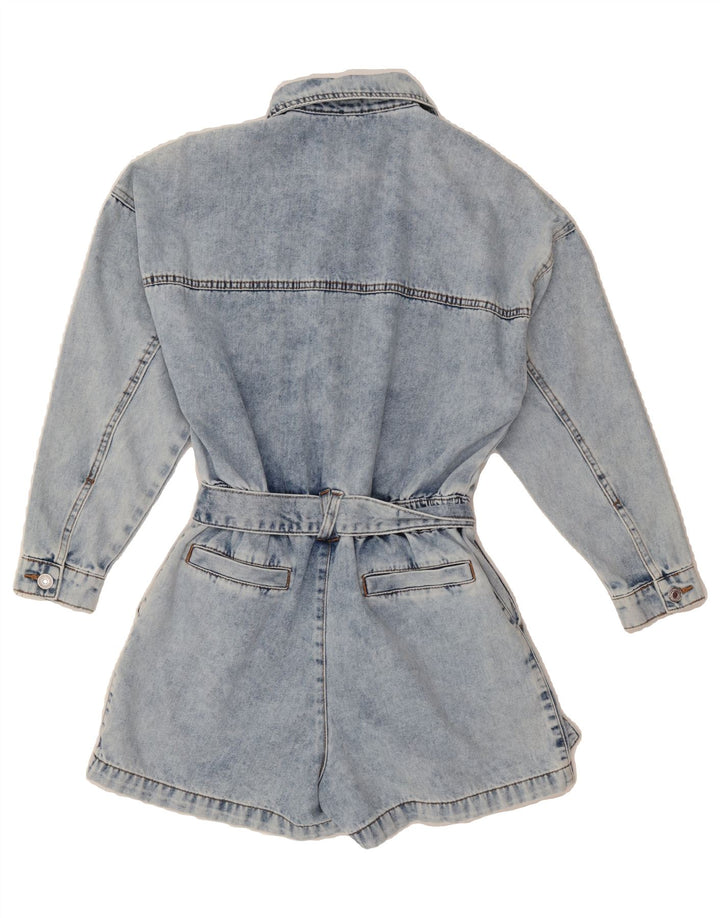 NEW LOOK Womens Denim Playsuit UK 6 XS Blue Cotton Vintage NEW LOOK and Second-Hand NEW LOOK from Messina Hembry 