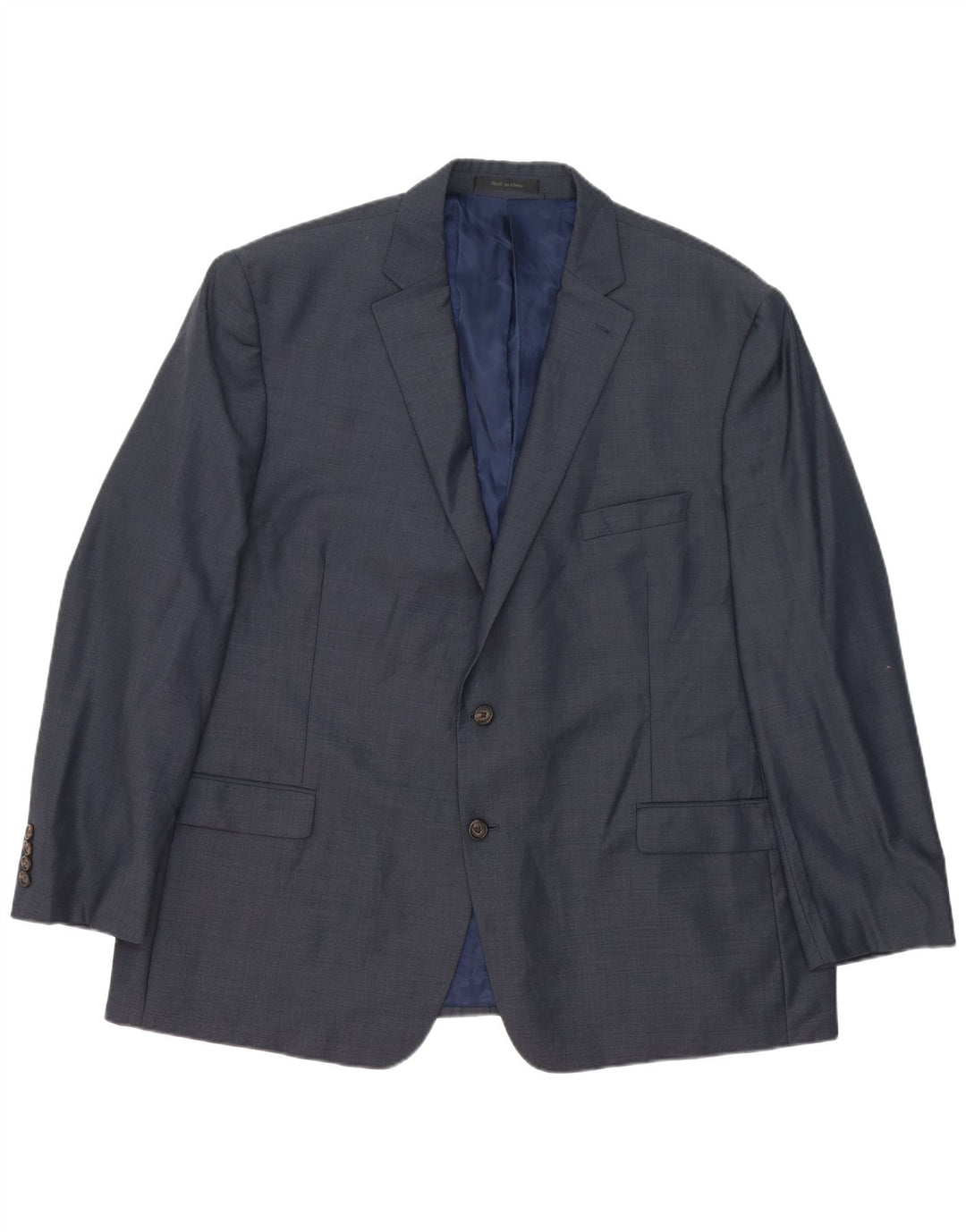 Giacca blazer da uomo a 2 bottoni Ralph Lauren IT 52 XL lana blu navy