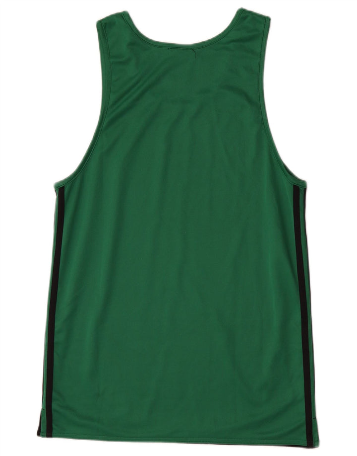 Canotta Adidas da uomo piccola in poliestere verde