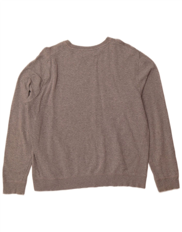 COS Felpa da uomo Maglione grande in cotone grigio