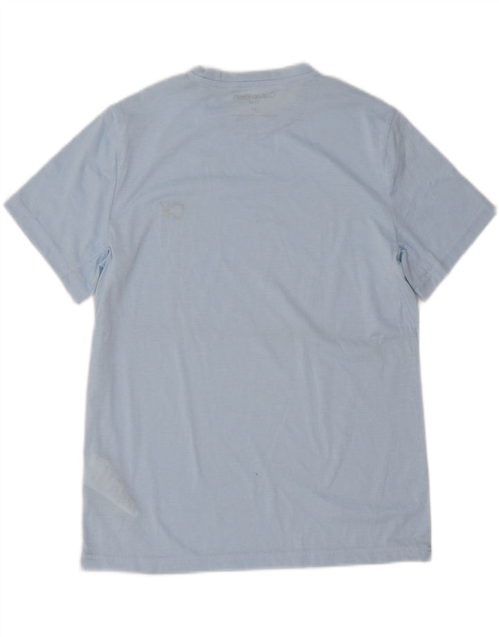 Maglietta da uomo Calvin Klein Top piccola blu in poliestere