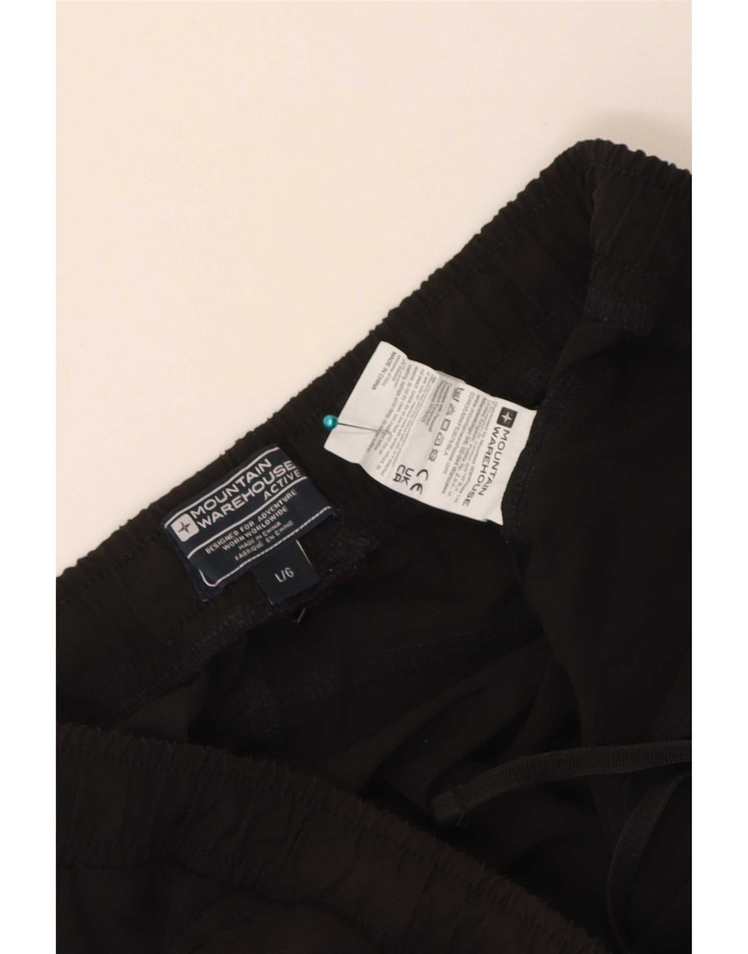 Pantaloncini sportivi da uomo Mountain Warehouse grandi in poliestere nero