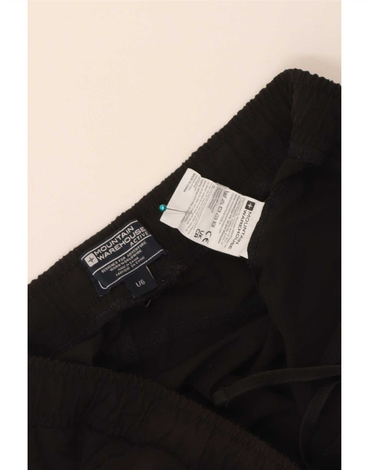 Pantaloncini sportivi da uomo Mountain Warehouse grandi in poliestere nero
