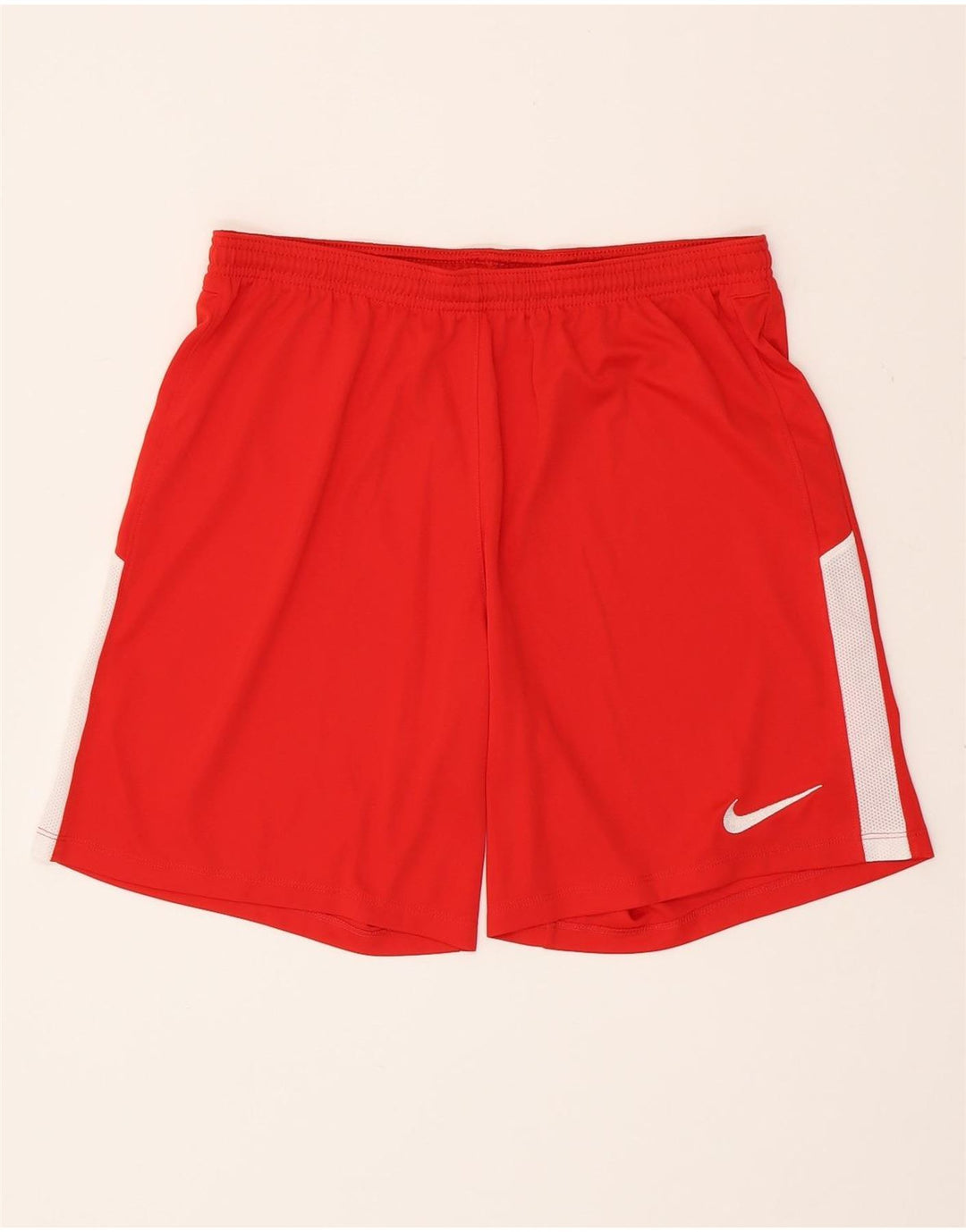 NIKE Pantaloncini sportivi da uomo Dri Fit Slim Fit Large Red Colourblock
