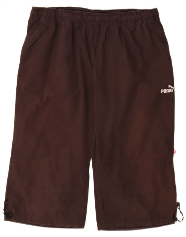 Pantaloncini sportivi Bermuda da uomo Puma XL Poliestere nero